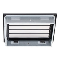 Ventlab Lamellengitter feststehend 240 x 170 mm, schwarz