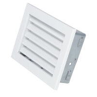 Ventlab Lamellengitter feststehend 240 x 170 mm, weiß