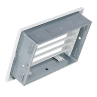 Ventlab Lamellengitter feststehend 240 x 170 mm, wei&szlig;