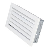 Ventlab Lamellengitter feststehend 325 x 170 mm, weiß