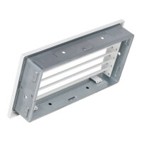 Ventlab Lamellengitter feststehend 325 x 170 mm, wei&szlig;