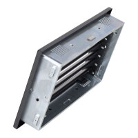 Ventlab Lamellengitter feststehend 325 x 195 mm, schwarz