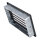 Ventlab Lamellengitter feststehend 325 x 195 mm, schwarz