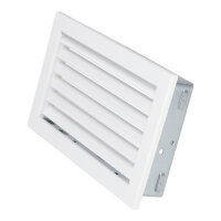 Ventlab Lamellengitter feststehend 325 x 195 mm, weiß