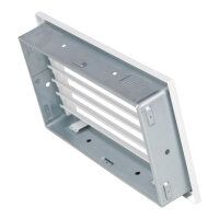 Ventlab Lamellengitter feststehend 325 x 195 mm, wei&szlig;