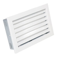 Ventlab Lamellengitter feststehend 325 x 195 mm, wei&szlig;