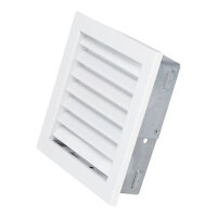 Ventlab Lamellengitter feststehend 220 x 220 mm, weiß