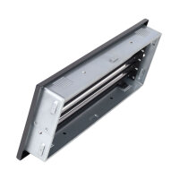 Ventlab Lamellengitter feststehend 450 x 170 mm, schwarz