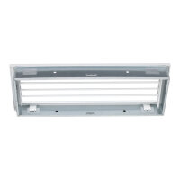 Ventlab Lamellengitter feststehend 450 x 170 mm, wei&szlig;