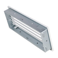 Ventlab Lamellengitter feststehend 450 x 170 mm, wei&szlig;