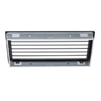 Ventlab Lamellengitter feststehend 450 x 220 mm, schwarz