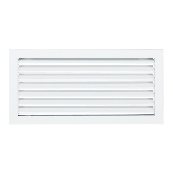Ventlab Lamellengitter feststehend 450 x 220 mm, weiß