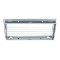 Ventlab Lamellengitter feststehend 450 x 220 mm, wei&szlig;