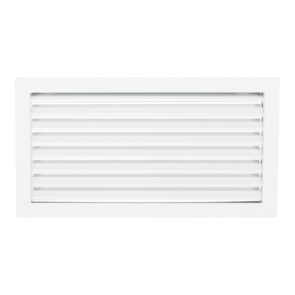 Ventlab Lamellengitter feststehend 450 x 240 mm, weiß