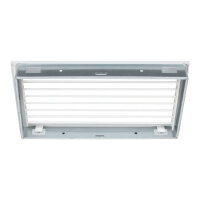 Ventlab Lamellengitter feststehend 450 x 240 mm, wei&szlig;