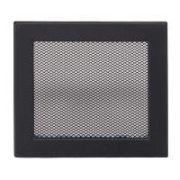 Ventlab Gitter mit Gittergewebe 190 x 170 mm, schwarz