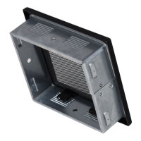 Ventlab Gitter mit Gittergewebe 190 x 170 mm, schwarz