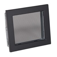 Ventlab Gitter mit Gittergewebe 190 x 170 mm, schwarz