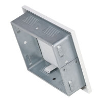 Ventlab Gitter mit Gittergewebe 190 x 170 mm, wei&szlig;