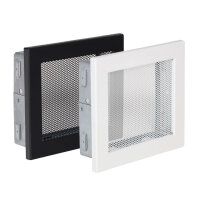 Ventlab Gitter mit Gittergewebe 190 x 170 mm, wei&szlig;