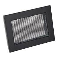 Ventlab Gitter mit Gittergewebe 200 x 145 mm, schwarz