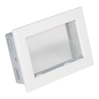 Ventlab Gitter mit Gittergewebe 200 x 145 mm, wei&szlig;