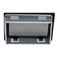 Ventlab Gitter mit Gittergewebe 240 x 170 mm, schwarz