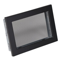 Ventlab Gitter mit Gittergewebe 240 x 170 mm, schwarz