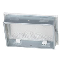 Ventlab Gitter mit Gittergewebe 240 x 170 mm, wei&szlig;