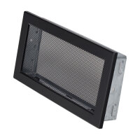 Ventlab Gitter mit Gittergewebe 325 x 170 mm, schwarz