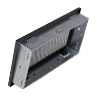 Ventlab Gitter mit Gittergewebe 325 x 170 mm, schwarz