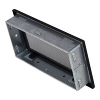 Ventlab Gitter mit Gittergewebe 325 x 170 mm, schwarz