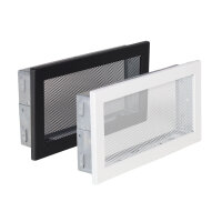 Ventlab Gitter mit Gittergewebe 325 x 170 mm, schwarz
