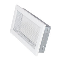 Ventlab Gitter mit Gittergewebe 325 x 170 mm, weiß