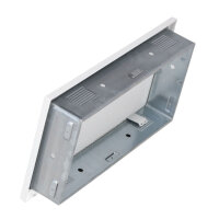 Ventlab Gitter mit Gittergewebe 325 x 170 mm, wei&szlig;