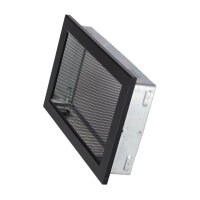 Ventlab Gitter mit Gittergewebe 325 x 195 mm, schwarz