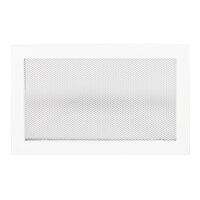 Ventlab Gitter mit Gittergewebe 325 x 195 mm, weiß