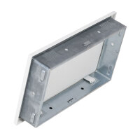 Ventlab Gitter mit Gittergewebe 325 x 195 mm, wei&szlig;