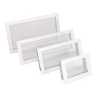 Ventlab Gitter mit Gittergewebe 325 x 195 mm, wei&szlig;