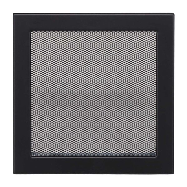 Ventlab Gitter mit Gittergewebe 220 x 220 mm, schwarz