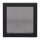 Ventlab Gitter mit Gittergewebe 220 x 220 mm, schwarz