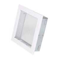 Ventlab Gitter mit Gittergewebe 220 x 220 mm, weiß