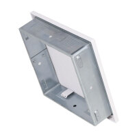 Ventlab Gitter mit Gittergewebe 220 x 220 mm, wei&szlig;