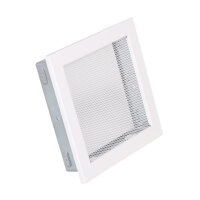 Ventlab Gitter mit Gittergewebe 220 x 220 mm, wei&szlig;