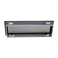 Ventlab Gitter mit Gittergewebe 450 x 170 mm, schwarz