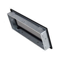 Ventlab Gitter mit Gittergewebe 450 x 170 mm, schwarz