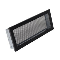 Ventlab Gitter mit Gittergewebe 450 x 170 mm, schwarz