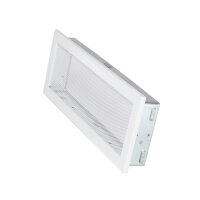 Ventlab Gitter mit Gittergewebe 450 x 170 mm, weiß