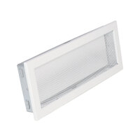 Ventlab Gitter mit Gittergewebe 450 x 170 mm, wei&szlig;