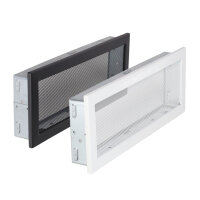 Ventlab Gitter mit Gittergewebe 450 x 170 mm, wei&szlig;